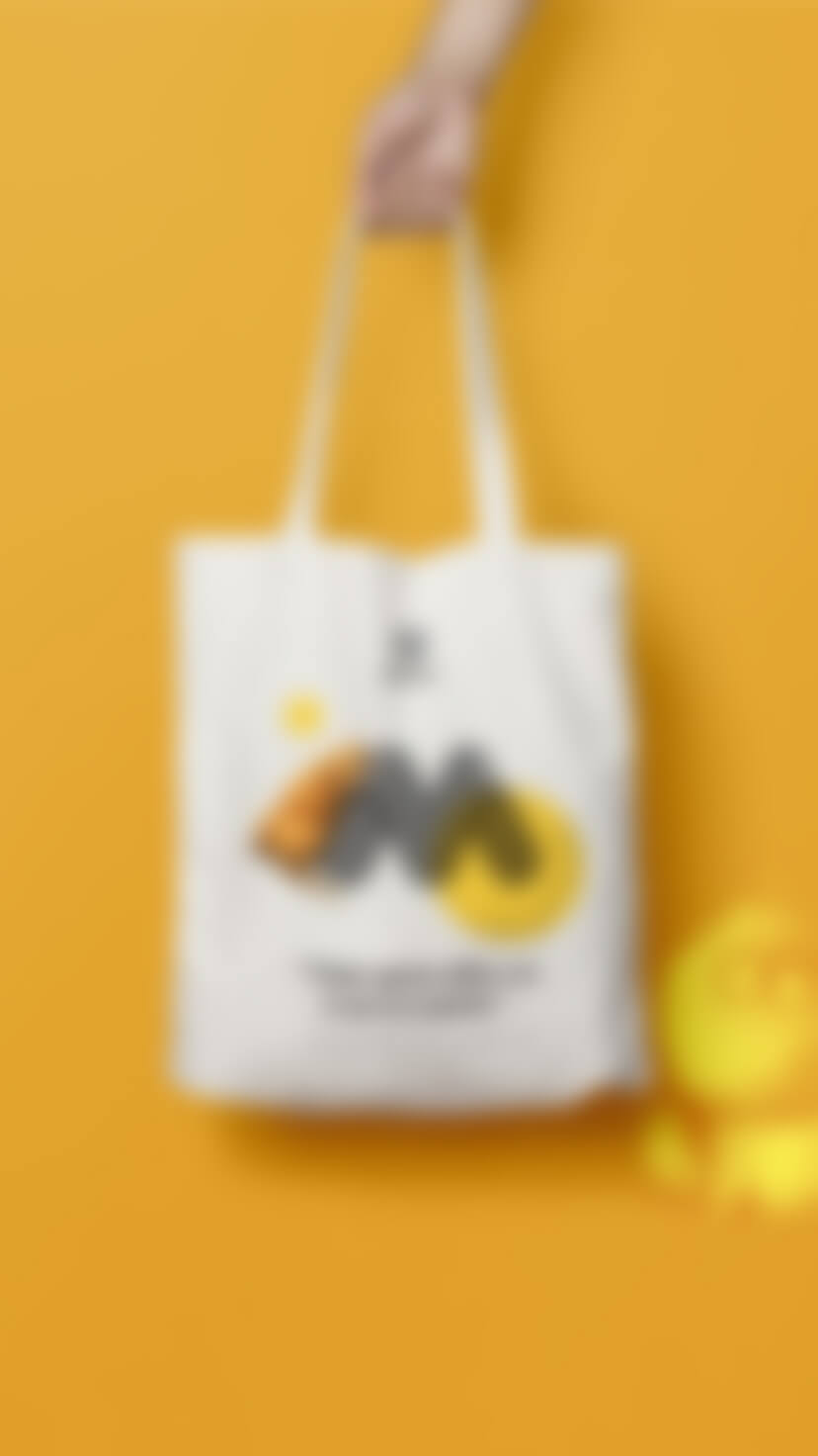 yellow cat bag
